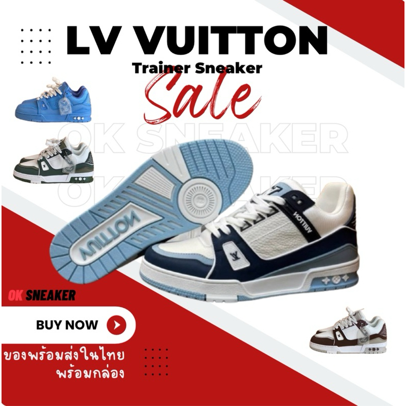 รองเท้าผ้าใบ LV Vutton Trainer ใส่สบาย สวยมากๆ มีกล่อง พร้อมส่งในไทย