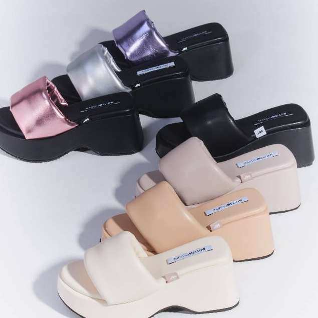 NIKO PLATFORM - MARSHMELLOW รองเท้าส้นตึกตัวฮอตฮิตตลอดการ สูง 3 นิ้ว เสริมส้นด้านหน้า 1.5 นิ้ว
