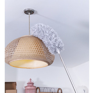 ไม้กวาดหยากไย่ ยาว 280 ซม. ปรับความยาวได้ งอได้ ไม้ขนไก่ ปัด…