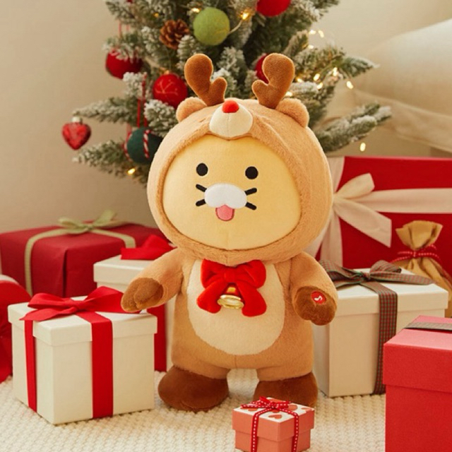 Kakao friends Christmas doll - Choonsik in rudolf