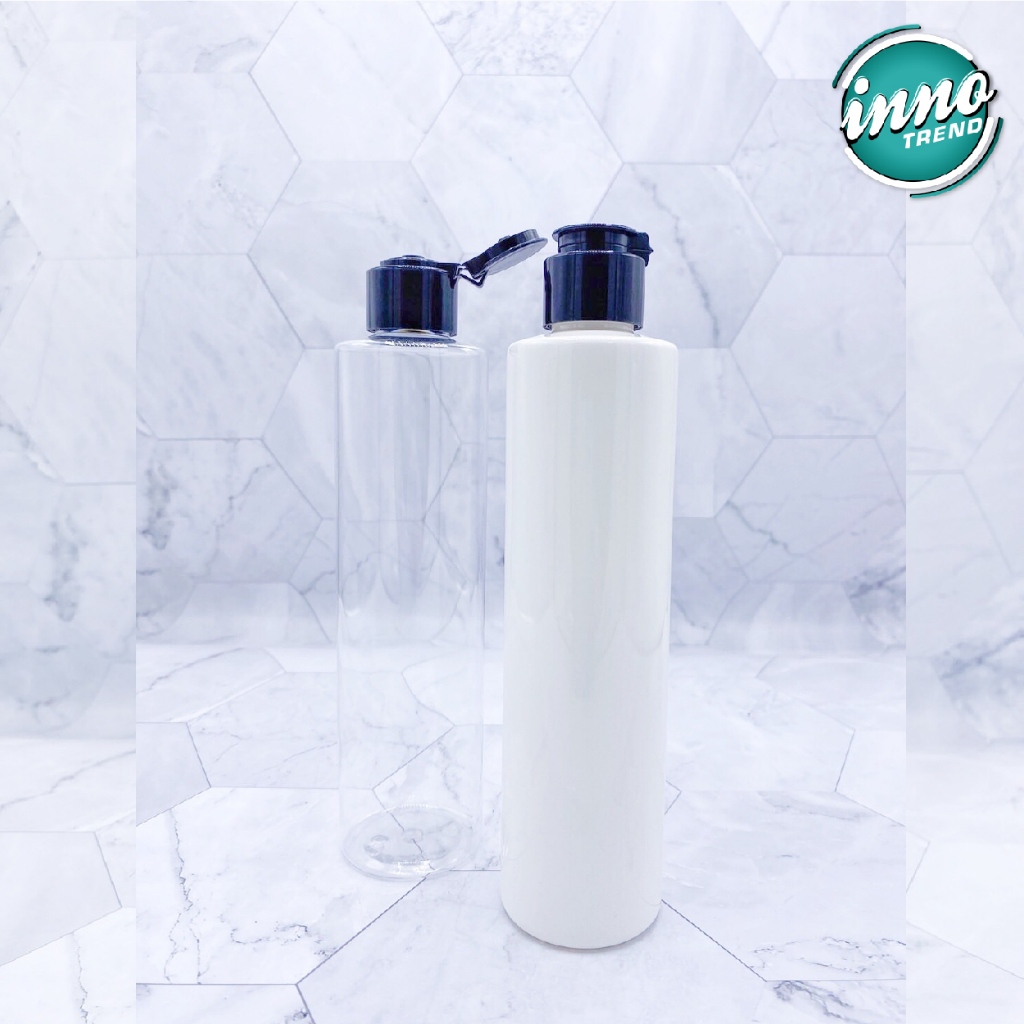 ขวดPET ทรงกลม 250 ml คอ​24 สำหรับครีมและผลิตภัณฑ์อาบน้ำ by innotrend
