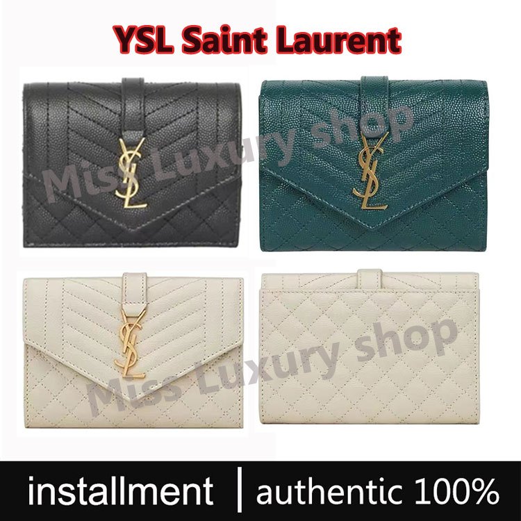 YSL Yves Saint Laurentกระเป๋าคุมข้อมูลของแท้100%