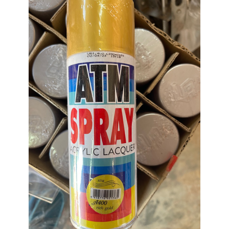 สีสเปรย์ ATM สีบรอนซ์ทอง A400 rich gold