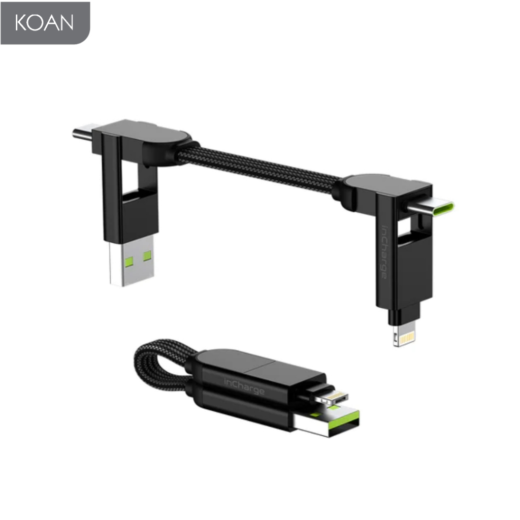 Rolling Square InCharge X Keyring 100W-Black