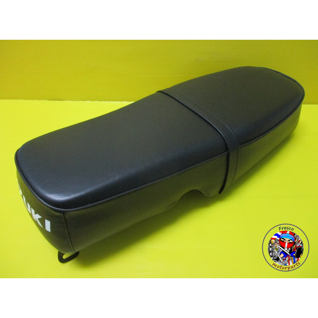 Fit SUZUKI K K125-2 DOUBLE SEAT COMPLETE เบาะสำหรับรถมอเตอร์ไซด์ สีดำ