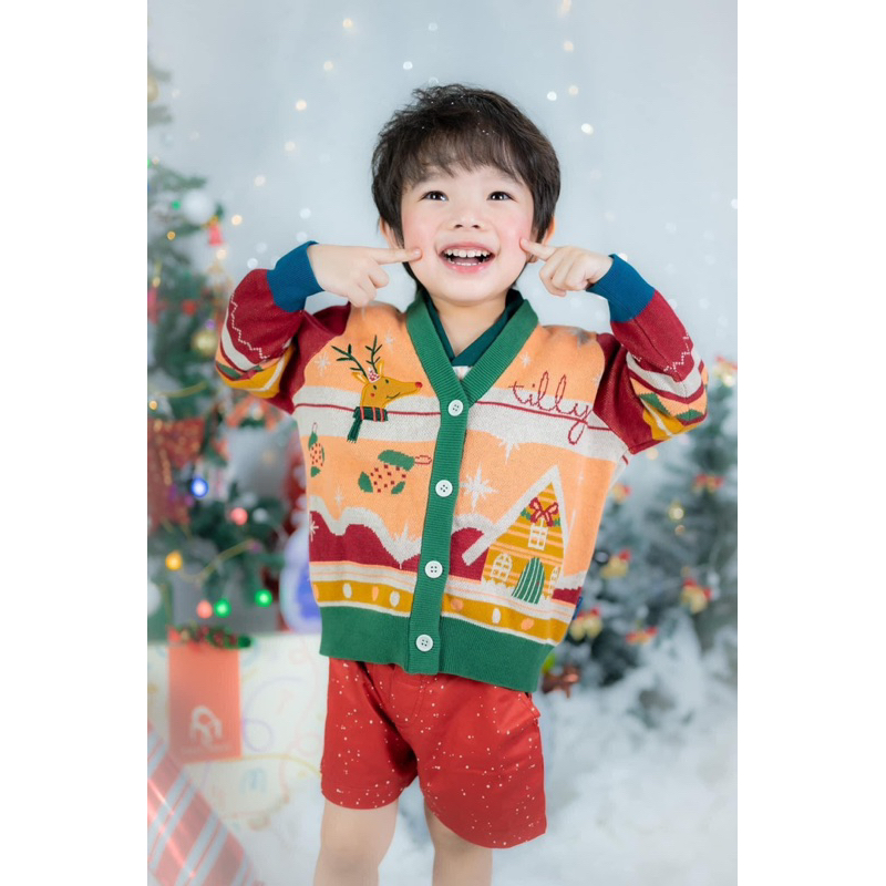 [Tilly Milly] Santa Cardigan New 3T