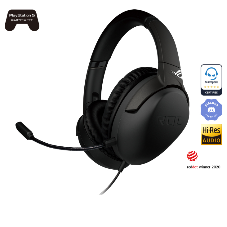 ASUS ROG STRIX GO USB-C Gaming Headset With AI Noise-Canceling for PC, Mac, Nintendo Switch, smart devices and PS5