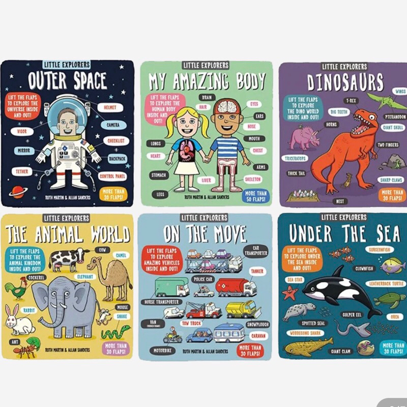 พร้อมส่ง Little explorers Usborne หนูน้อยนักสำรวจ พร้อมลูกเล่นแบบเปิด-ปิด ชวนให้เด็กๆอยากรู้ อยากค้นหา ดึงดูดความน่าสนใจ