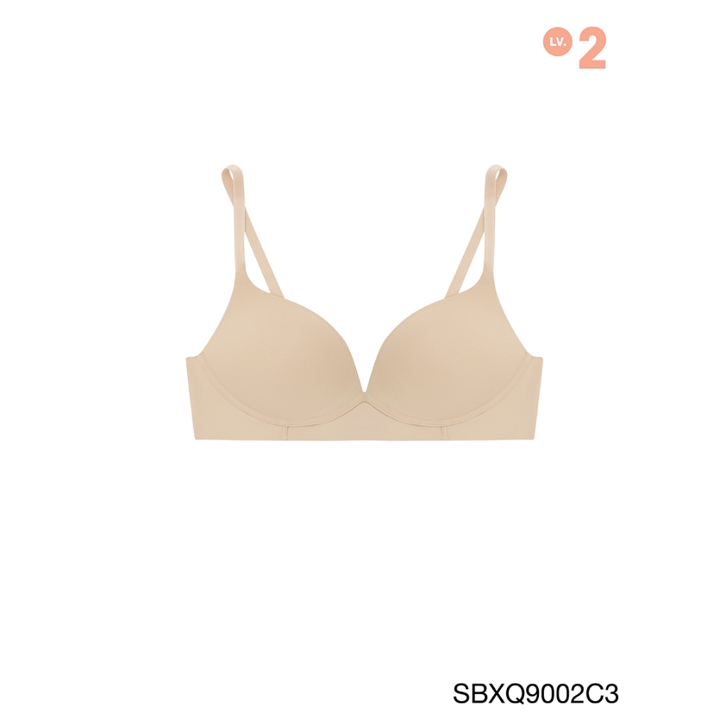 [Online Exclusive] Sabina เสื้อชั้นใน ไม่มีโครง Seamless Fit รุ่น TWENTY FIVE รหัส SBXQ9002C3 สีเนื้อเข้ม