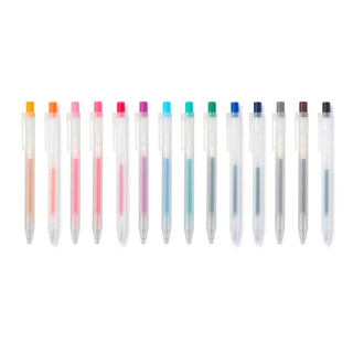 MUJI 🖊️ ปากกา หัวกด หมึกเจล และ ไส้ ขนาด 0.5 Smooth Gel Ink Pen Knock หัวกด มูจิ ของแท้