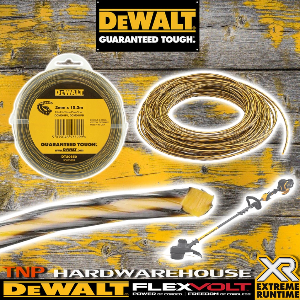DEWALT รุ่น DT20650-QZ ตลับเส้นเอ็น เครื่องเล็มหญ้า