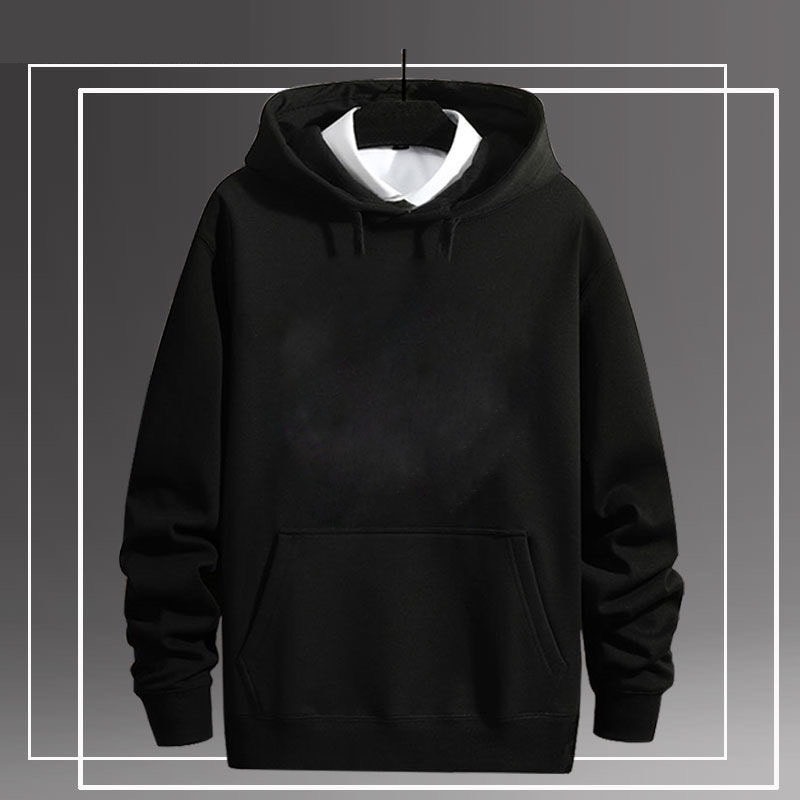 เสื้อฮู้ดแขนยาวมีหมวกฮู้ดเปล่าสีพื้น 7 สีให้เลือกใส่
