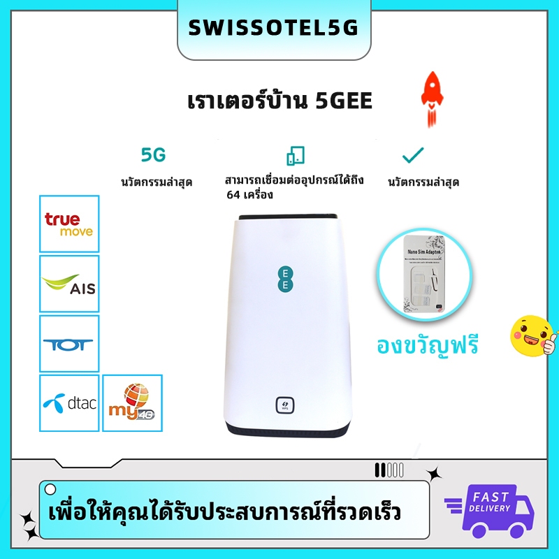 🔥5GEE ROUTER🔥  รูเตอร์ฮอตสปอตบ้าน 5G โมเดม CPE MIFI Zyxel NR5103 5G Gigabit ชุดเราเตอร์เครือข่าย (สิ