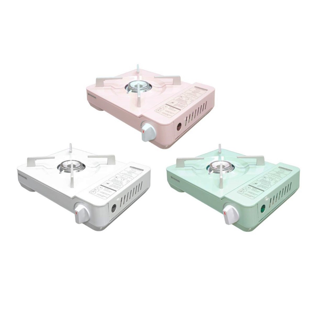 Dynahome เตาแก๊สกระป๋องแบบพกพา DH-1001 (สีเขียว สีชมพู สีขาว)