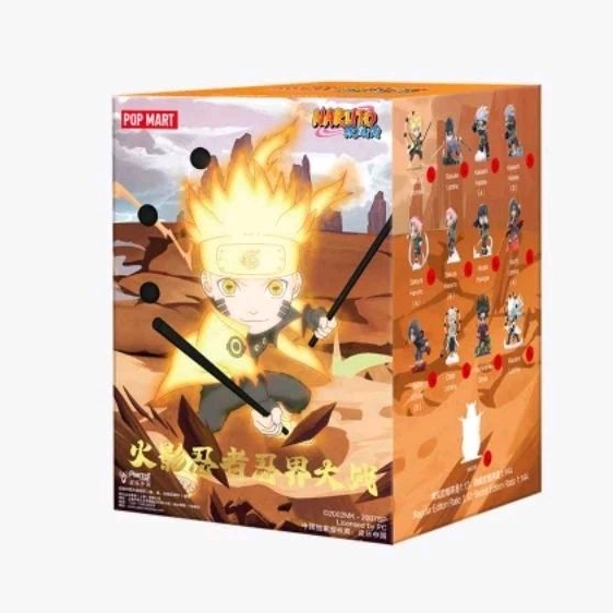 (Live/วีดิโอลด100฿) กล่องสุ่มพร้อมส่ง NARUTO Ninkai Taisen Series : Pop Mart