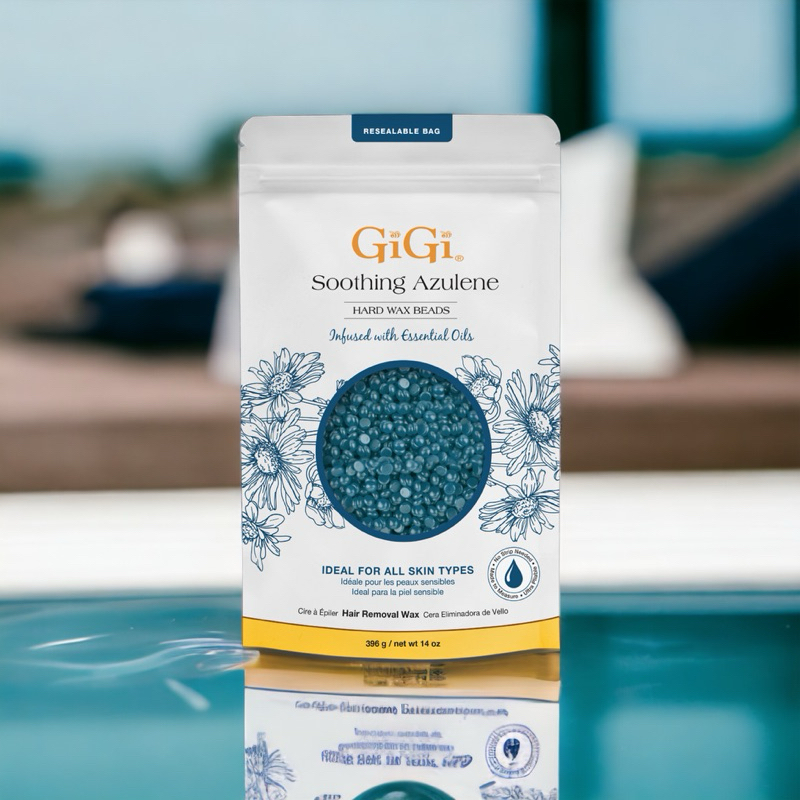 Soothing Azulene Hard Wax Beads / แว็กซ์แบบเม็ด 14 oz / Giw0313