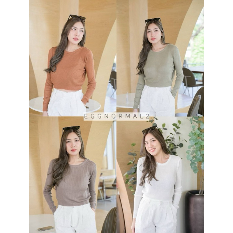ARITA 🌈 M354 เสื้อครอบไหมพรมแขนยาว