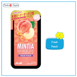 Asahi Mintia Breeze 22g (บรรจุ 30 เม็ด) 1 เม็ด ปากหอมเย็นสดชื่นนานถึง 5นาที Sugarless