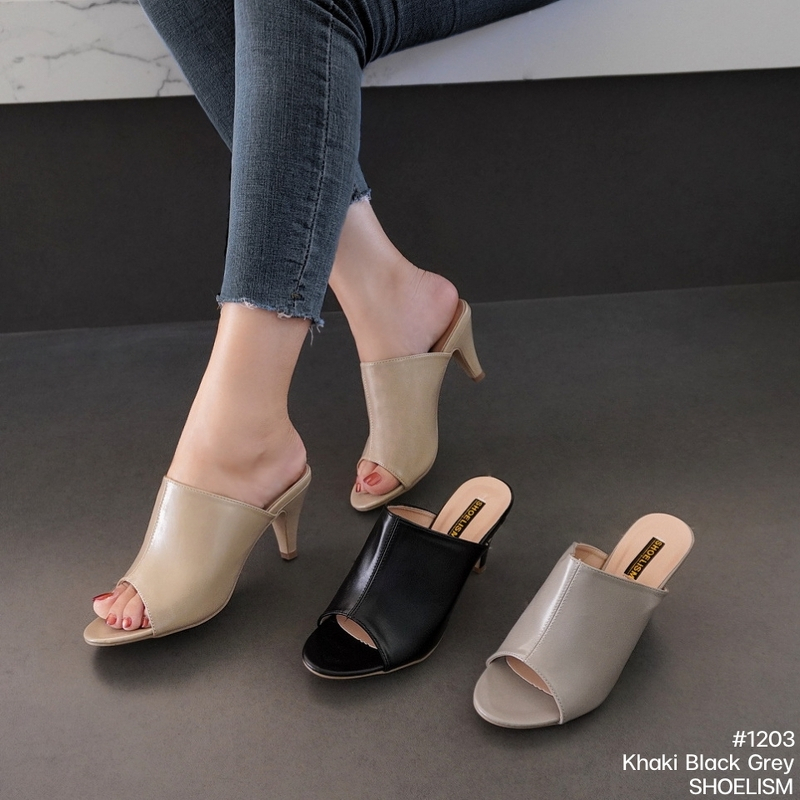 รองเท้าส้นสูง (SS 1203) เก็บหน้าเท้าดูเรียวสวย สาวหน้าเท้ากว้างแนะนำเลยค่า (ขายดีอันดับหนึ่ง)