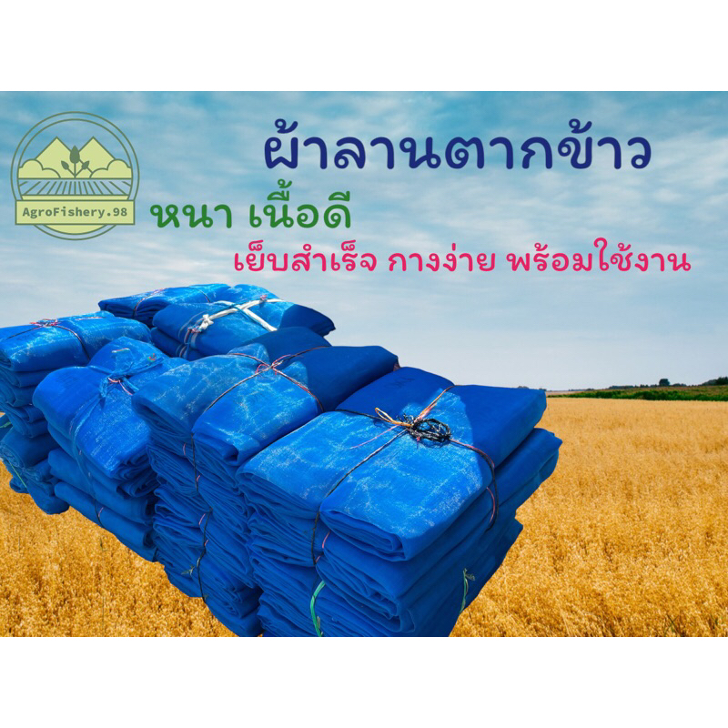 ผ้าลานตากข้าว ลานตากข้าว