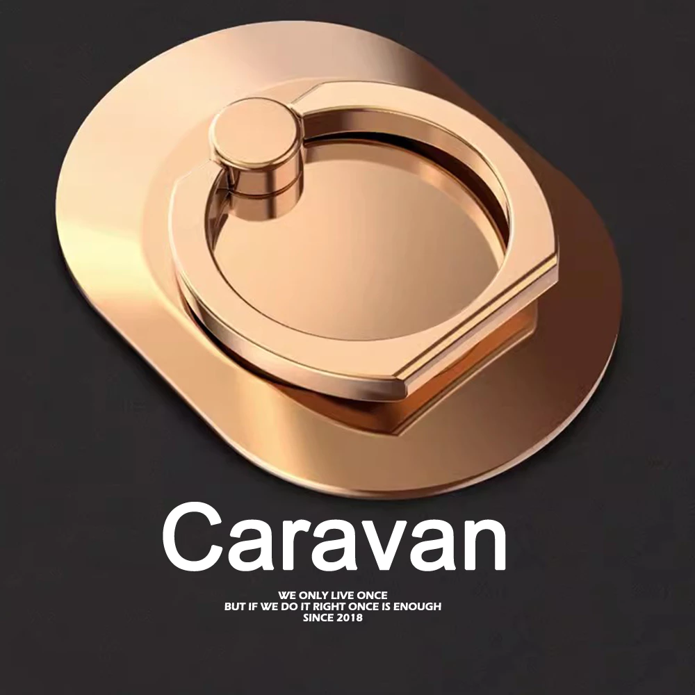 Caravan crew Phone ring stand mount holder ที่วางโทรศัพท์ในรถยนต์ แหวนยึดโทรศัพท์ แหวนติดสมาร์ทโฟน