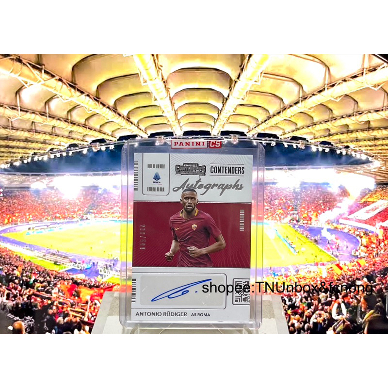การ์ดลายเซ็นนักฟุตบอล 2021-22 Panini Contenders - Antonio Rudiger /500