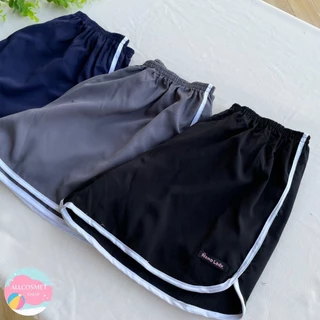 < XL > กางเกงขาสั้นสาวอวบไซส์ใหญ่ ทรงเลดี้สปอร์ต ขากว้าง ไหมอิตาลี่ ใส่นอน อยู่บ้าน ออกกำลังกาย By A.COSMET