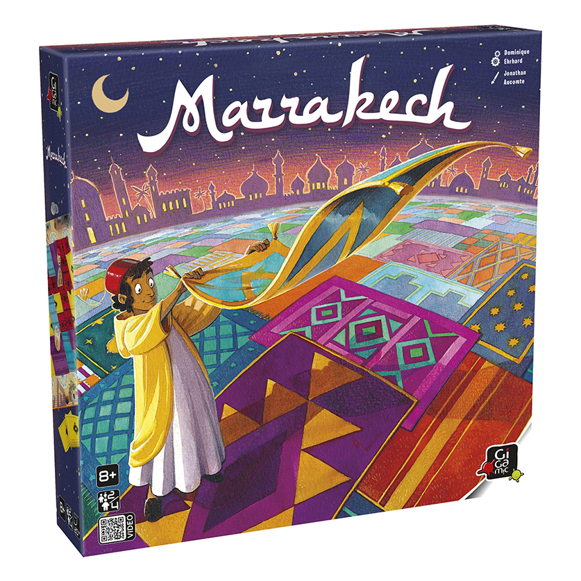 Marrakech | Strategy Game for Families and Adults | Ages 8+ | 2 to 4 Players | 20 Minutes