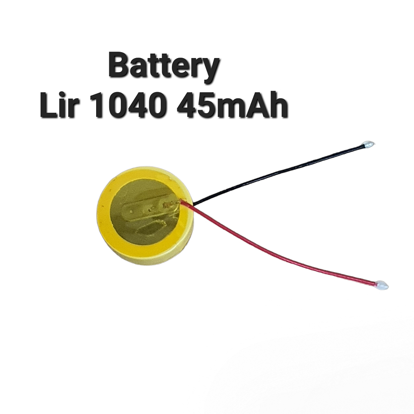 แบตเตอรี่ หูฟัง Lir1040 Small Button Lithium Ion Battery 3.6V Tws Earphone oppo w51