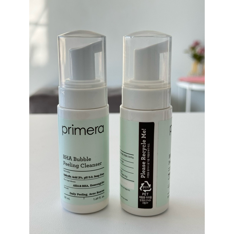 โฟมล้างหน้า Primera BHA Bubble Peeling Cleanser 50ml