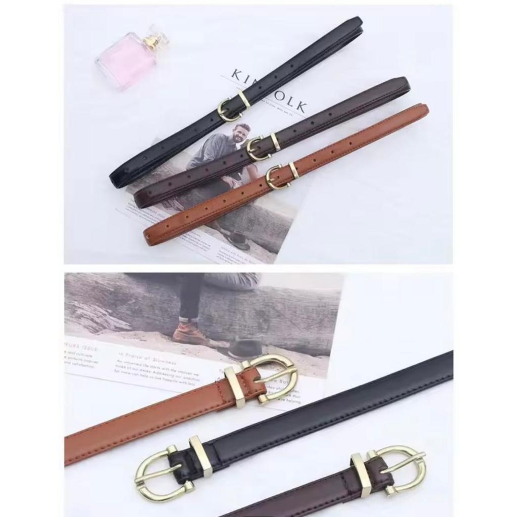 B1 พร้อมส่ง!!! เข็มขัดหนัง สไตล์เกาหลี เกาใจ หัวเข็มขัดแบบตัวล็อค