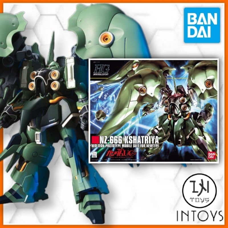 BANDAI - (HG) 1/144 NZ-666 KSHATRIYA (Gunpla​/Gundam Model Kits)