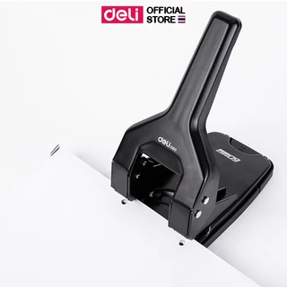 Deli 0160 Heavy Duty Punch เครื่องเจาะรูกระดาษ 60 แผ่น รุ่นประหยัดแรง ตุ๊ดตู่ เครื่องเจาะ เครื่องเจาะกระดาาษ