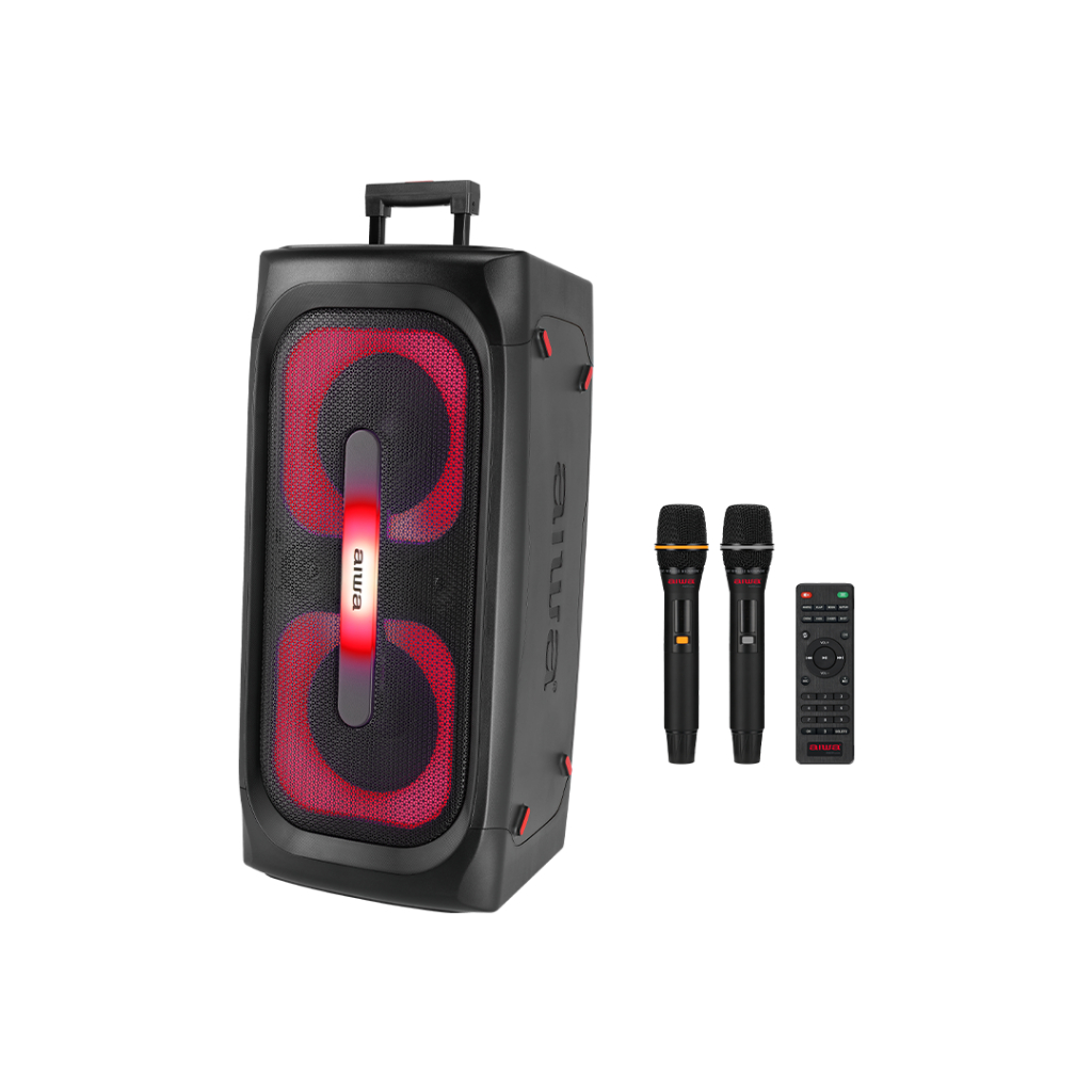 [ผ่อน 0%] AIWA SS-X400DSP PRO Bluetooth Speaker ลำโพงบลูทูธปาร์ตี้ SUPER BASS
