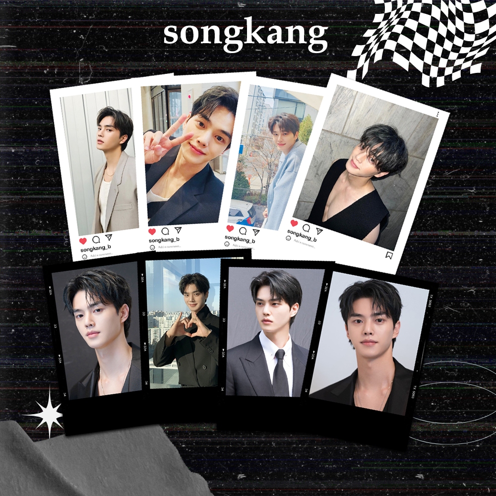 songkang - เซตรูป 2x3 นิ้ว 4 ใบ ซงคัง ดาราเกาหลี