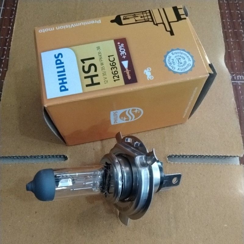 หลอดไฟหน้าเดิม 3ขาใส่รถ MSX-125ตัว้ก่าและSCOOPY-i.newไฟเลี้ยวหน้าติดตรงบังลมหน้า12V35/35V