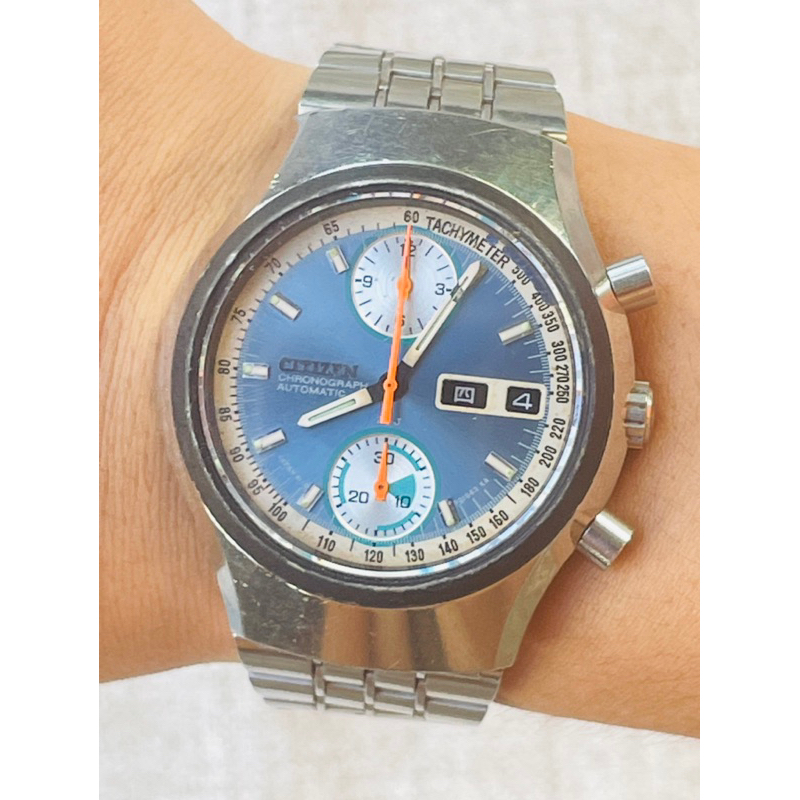 นาฬิกาจับเวลา Vintage CITIZEN Chronograph FLYBACK Automatic 67-9011 1970’s Made In Japan