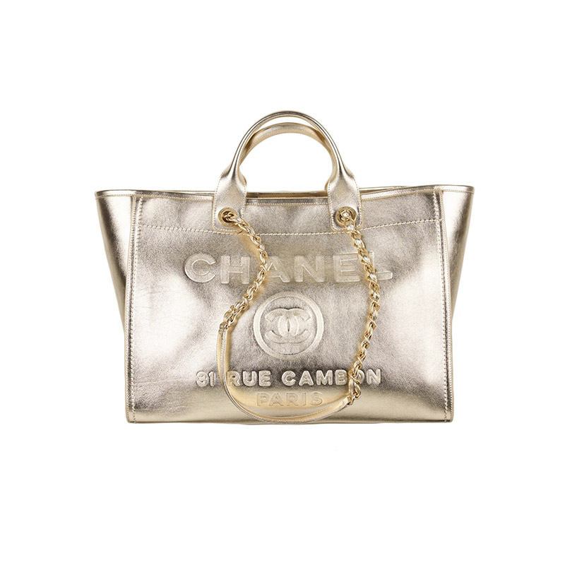 Chanel/New/SHOPPING/GRANDE/Large/Calfskin/Shoulder Bag/กระเป๋าถือ/Tote Bag/แท้ 100%