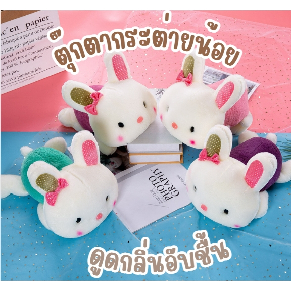ตุ๊กตาน้องกระต่าย น่ารัก ดูดกลิ่นอับชื้น ภายในบรรจุถ่านคาร์บอน ดูดกลิ่นอับชื้อ ในรถ ห้องนอน ตู้เสื้อผ้าได้อย่างดี