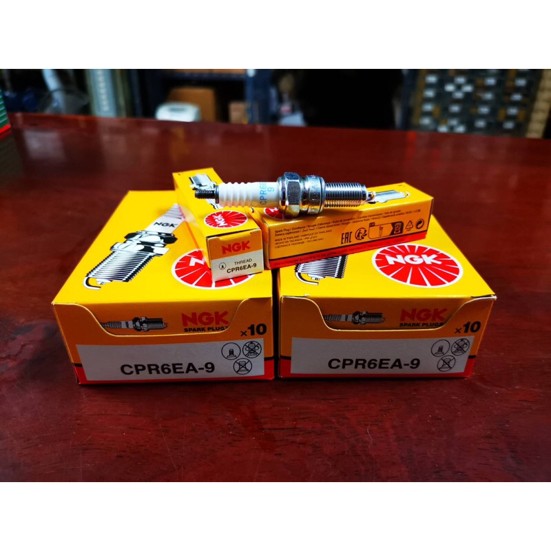 หัวเทียน CPR6EA-9 NGK แท้ WAVE110i WAVE125 CLICKi DREAM-SUPER MSX SCOOPYi SPARK135