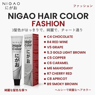 [ฟรี Developer] NIGAO Hair Color Fashion B9 Smoky Brown | นิกาโอะ ครีมเปลี่ยนสีผม สีย้อมผม สีน้ำตาลหม่น 100 mL