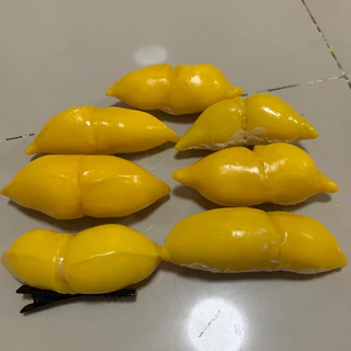 กิ๊บติดผมทุเรียนงานแฮนด์เมดDurian ทุเรียน