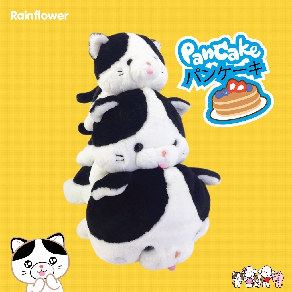 ตุ๊กตาแมวแพนเค้ก pancake แบรนด์ Rainflower เรนฟราวเวอร์