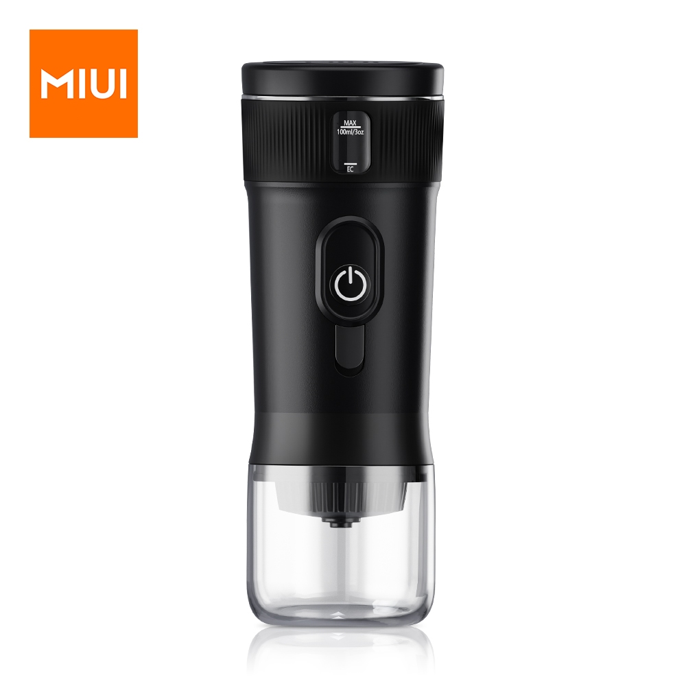 MIUI เครื่องชงกาแฟแบบพกพา DC12V รถท่องเที่ยวเครื่องชงกาแฟตั้งแคมป์กลางแจ้งน้ำหนักเบาทำความสะอาดง่าย