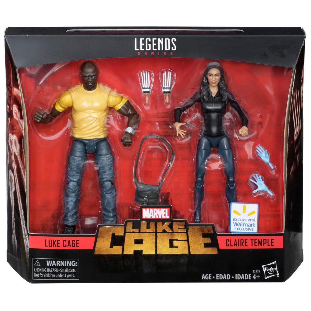 Marvel  Legends Series Luke Cage With Claire Temple เซตโมเดลแพคคู่ ของแท้ 100%