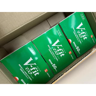 รุ่นใหม่แบบหนา！50ชิ้น แมส v fit mask IRIS OHYAMA รุ่นหนา แพ็คแยกชิ้น หนากากญี่ปุ่น size M-L