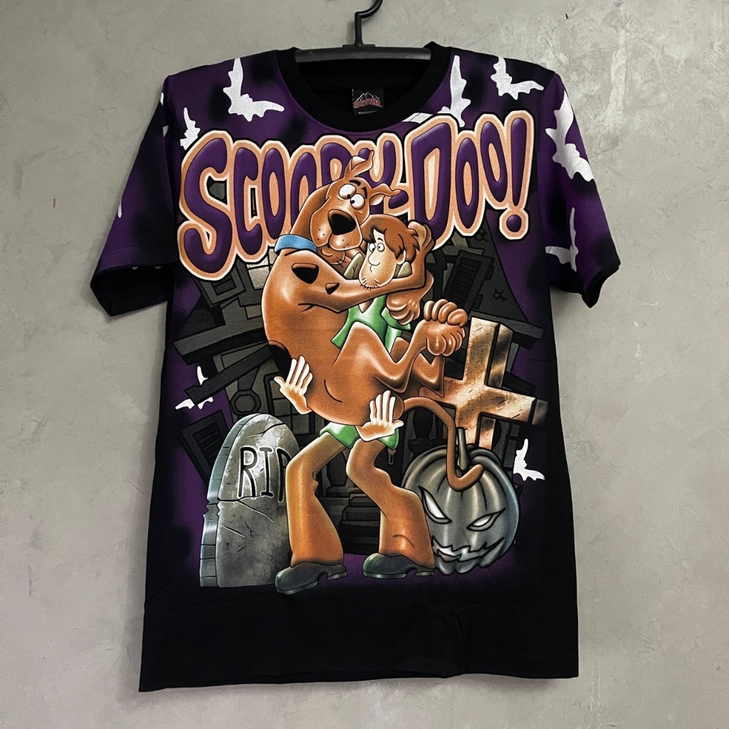 เสื้อยืดOVP Scooby-Doo (ป้ายRocktee เรืองแสง) ผ้าCotton100