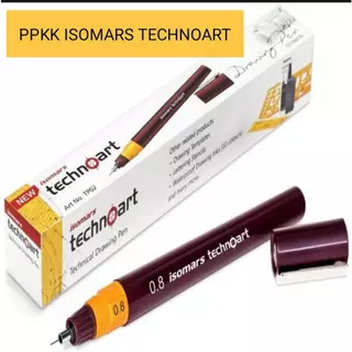 PPKK ISOMARS ปากกาเขียนแบบ Technoart ขนาด 0.1, 0.2, 0.3, 0.4, 0.5, 0.8, 1.0 เลือก 1 ด้ามหรือชุด 3 ด้าม, 4 ด้าม