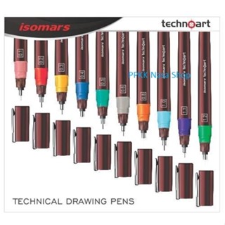 PPKK ISOMARS ปากกาเขียนแบบ Technoart ขนาด 0.1, 0.2, 0.3, 0.4…