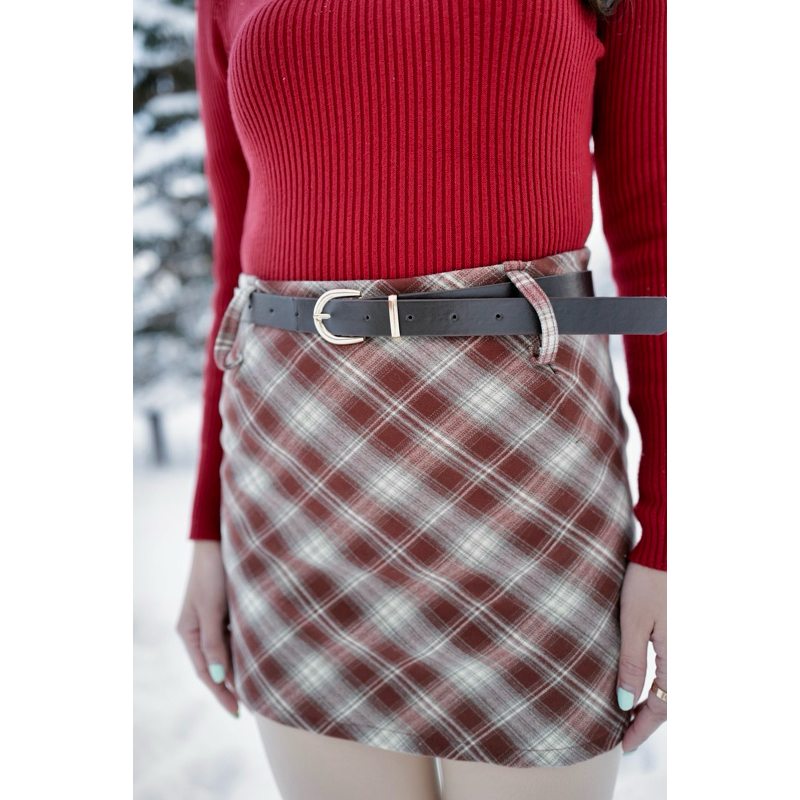 Check Pattern Skirt กระโปรงลายสก็อต